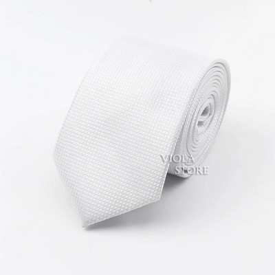 Modes, vienkrāsains, krāsains 6 CM kaklasaite, šaura poliestera kaklasaite kāzu līgavainiem biznesa smokings banketam kāzu dāvana vīriešiem aksesuārs