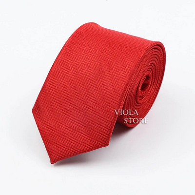 Modes, vienkrāsains, krāsains 6 CM kaklasaite, šaura poliestera kaklasaite kāzu līgavainiem biznesa smokings banketam kāzu dāvana vīriešiem aksesuārs