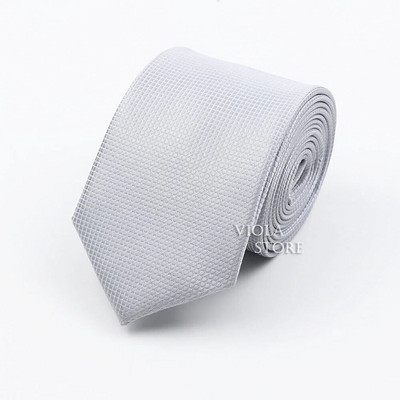 Modes, vienkrāsains, krāsains 6 CM kaklasaite, šaura poliestera kaklasaite kāzu līgavainiem biznesa smokings banketam kāzu dāvana vīriešiem aksesuārs