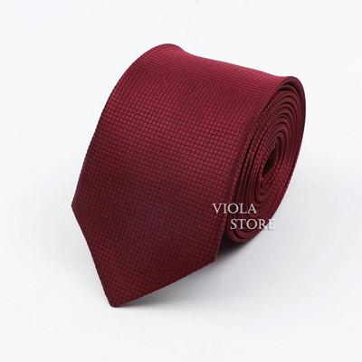 Modes, vienkrāsains, krāsains 6 CM kaklasaite, šaura poliestera kaklasaite kāzu līgavainiem biznesa smokings banketam kāzu dāvana vīriešiem aksesuārs