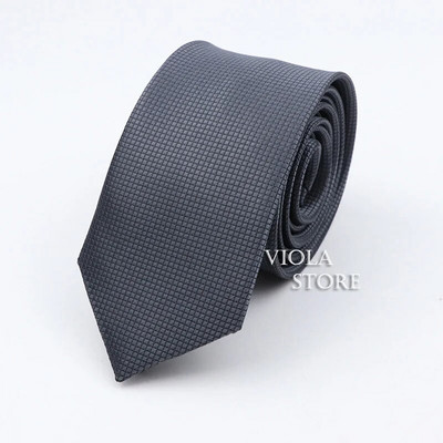 Modes, vienkrāsains, krāsains 6 CM kaklasaite, šaura poliestera kaklasaite kāzu līgavainiem biznesa smokings banketam kāzu dāvana vīriešiem aksesuārs