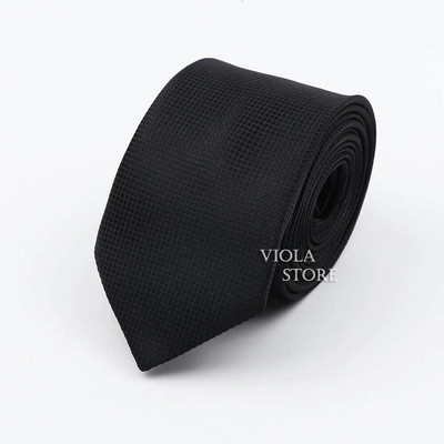 Modes, vienkrāsains, krāsains 6 CM kaklasaite, šaura poliestera kaklasaite kāzu līgavainiem biznesa smokings banketam kāzu dāvana vīriešiem aksesuārs