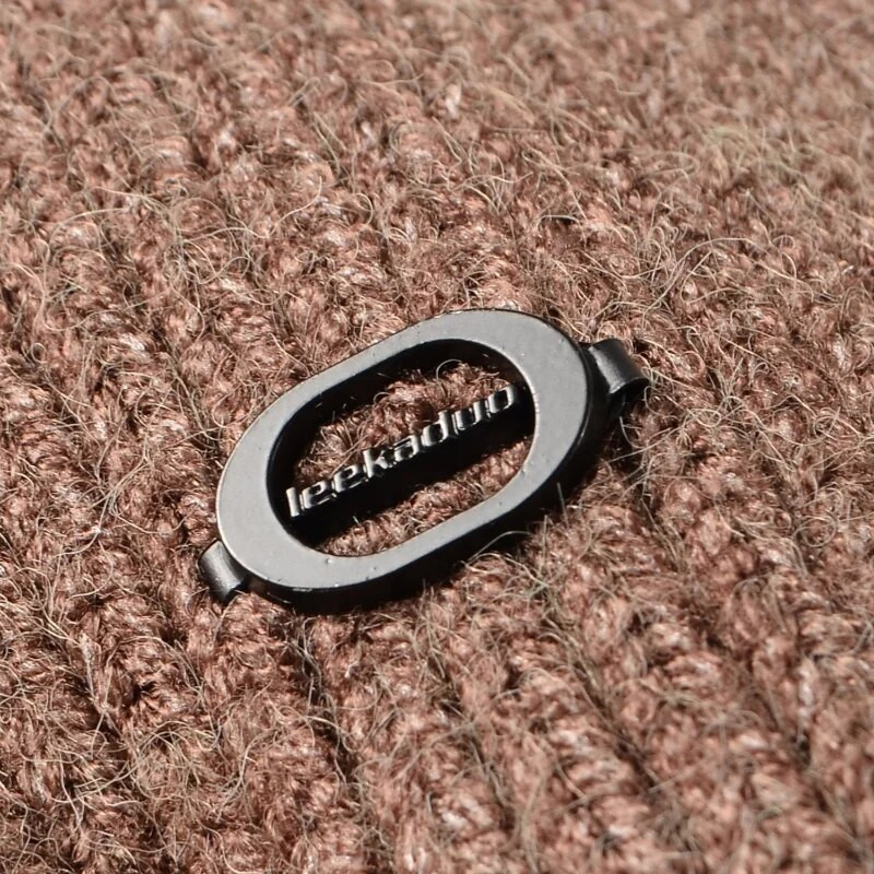 Tvirta megzta kepurė Žieminė imitacija triušio vilnos kepuraitės vyrams šiltos ausų kepuraitės rudeninė kepurė Vyriška žieminė kepurė