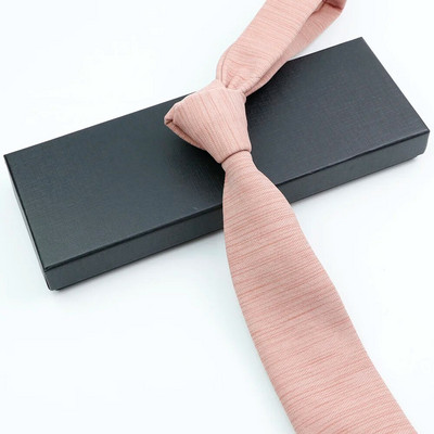 Muška mekana pahuljasta antilop kravata Jednobojna pamučna uska kravata Crveno Plava Zelena Kravata za vjenčanje Haljina s ovratnikom Poklon za muškarca