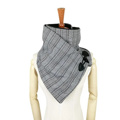 Novi uniseks šal karirani vuneni pamuk zimski ženski muški šal modni okovratni šalovi omotani rog za zatvaranje.