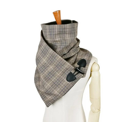 Novi uniseks šal karirani vuneni pamuk zimski ženski muški šal modni okovratni šalovi omotani rog za zatvaranje.