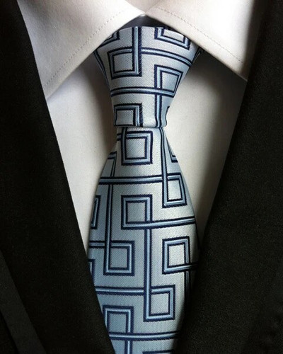 Ricnais muška kravata Pokloni za muškarce Crvena crna kravata Svečana haljina Kravata Vjenčani dodaci Ružičasta karirana prugasta kravata za muškarce