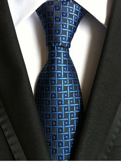 Ricnais muška kravata Pokloni za muškarce Crvena crna kravata Svečana haljina Kravata Vjenčani dodaci Ružičasta karirana prugasta kravata za muškarce