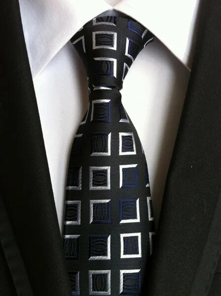 Ricnais muška kravata Pokloni za muškarce Crvena crna kravata Svečana haljina Kravata Vjenčani dodaci Ružičasta karirana prugasta kravata za muškarce