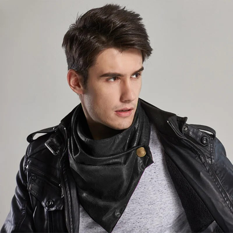 leo anvi topao muški šal luksuzni brend zima infinity bandana dizajner Koža i pamuk tipa tube shemagh s gumbima šalovi
