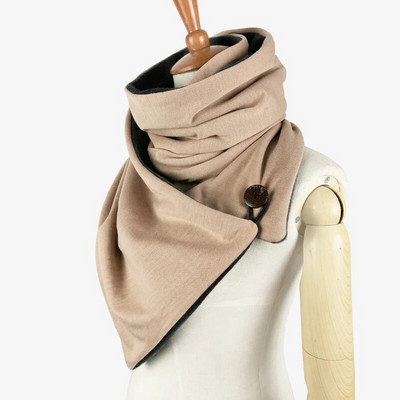 Novi luksuzni modni gumbi muški prsten Višestruki ukrasni šal s privjeskom Ženski pulover Ženski šalovi za glavu Hidžab šalovi