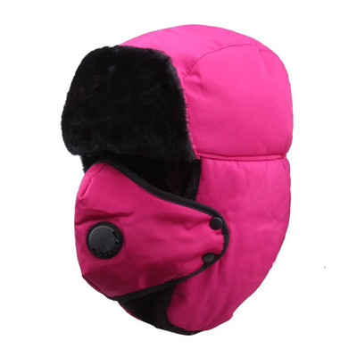 Vanjska zima Topla kapa s ventilom za disanje Zaštita od vjetra Podebljani šal Maska za vožnju Kapuljača Kapa za zaštitu od vjetra Skijaške kape Štitnici za uši Maska