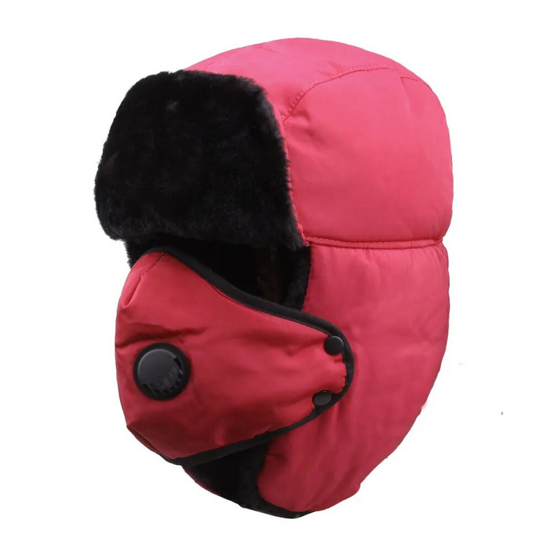 Vanjska zima Topla kapa s ventilom za disanje Zaštita od vjetra Podebljani šal Maska za vožnju Kapuljača Kapa za zaštitu od vjetra Skijaške kape Štitnici za uši Maska