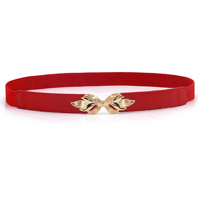 1 ΤΕΜ Στενή ζώνη φορέματος Stretch Γυναικεία ζώνη μέσης μόδας ζώνη μέσης με λεπτή πόρπη για γυναικεία ζώνη μόδας