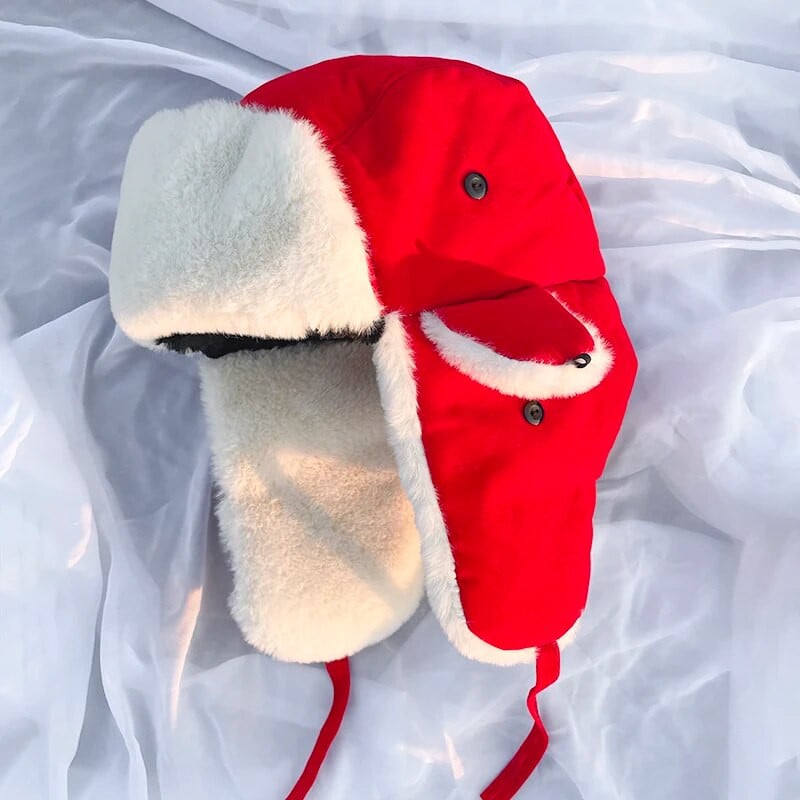 Crvena 2021. crna zimska ruska vojna kapa od umjetnog krzna ushanka ženska zrakoplovna sovjetska bombarderska kapa muška gorro ruso hombre snježna kapa