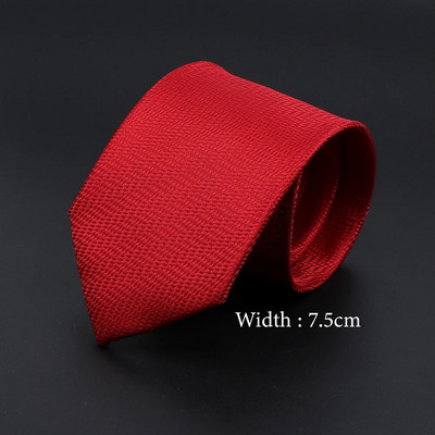 Nove jarko ružičaste muške kravate Klasična prugasta žakard tkana kravata Skinny Tuxedo odijelo Košulja Poklon za svatove Dnevni dodatak