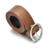 Ženski pojas od umjetne kože Traperice Remeni za žene Haljine s klasičnom okruglom kopčom Za žene Traperice Remeni Klasični remen