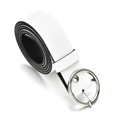 Ženski pojas od umjetne kože Traperice Remeni za žene Haljine s klasičnom okruglom kopčom Za žene Traperice Remeni Klasični remen