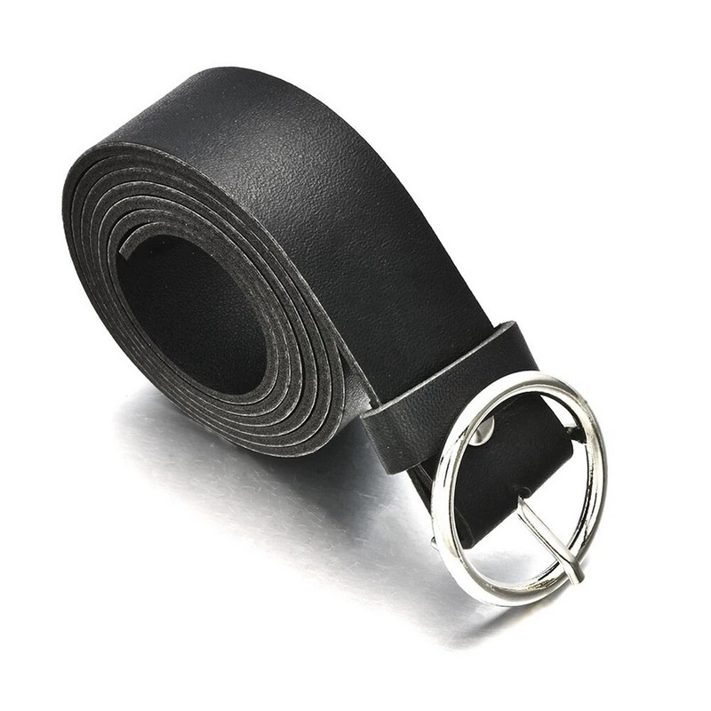 Ženski pojas od umjetne kože Traperice Remeni za žene Haljine s klasičnom okruglom kopčom Za žene Traperice Remeni Klasični remen