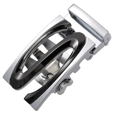 Jauna modes vīriešu sakausējuma jostas sprādze vīriešiem biznesa automātiska sprādze, kas piemērota 3,5 cm platumā, neporaina sprūdrata josta, augstas kvalitātes