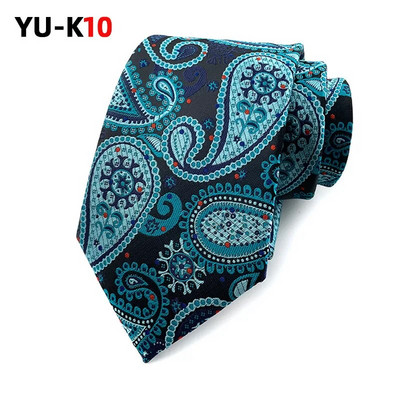 Ricnais Crveno Zelena 8 cm svilena jacquard tkana kravata Za muškarce Kravata za vjenčanje Poslovne formalne prilike Zabava Ležerni dar