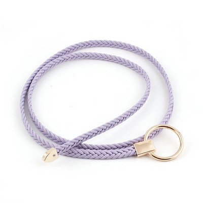 2020. Novi zlatni pojas s O prstenom i kopčom, ženski bijeli, crni i crveni tanki pleteni kožni remeni za žene, haljine, remen oko struka