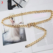 Auksinė sidabrinė metalinė grandinėlė moteriška diržo juosmens grandinėlė Suknelė Džinsai Šaunios mergaičių juostos priedai Kūno grandinėlė Moteriški kūno papuošalai