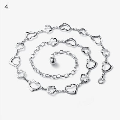 Auksinė sidabrinė metalinė grandinėlė moteriška diržo juosmens grandinėlė Suknelė Džinsai Šaunios mergaičių juostos priedai Kūno grandinėlė Moteriški kūno papuošalai