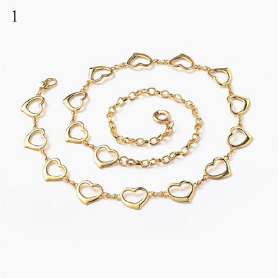 Auksinė sidabrinė metalinė grandinėlė moteriška diržo juosmens grandinėlė Suknelė Džinsai Šaunios mergaičių juostos priedai Kūno grandinėlė Moteriški kūno papuošalai