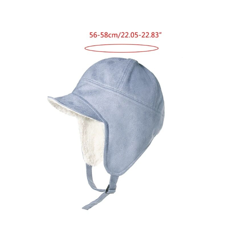 Ziemas silta cepure ar slēpošanas beisbola ausu vāciņu ar termoplīša oderi