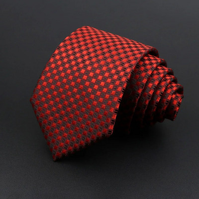 Kravata za muškarce Jacquard prugasta karirana paisley plava crvena kravata poliester muška uska kravata uski smoking odijelo košulja dodatak poklon