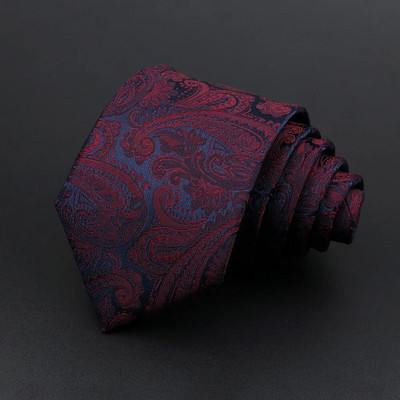 Kravata za muškarce Jacquard prugasta karirana paisley plava crvena kravata poliester muška uska kravata uski smoking odijelo košulja dodatak poklon