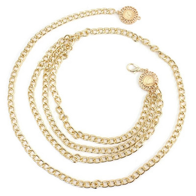 Μεγάλη απομίμηση μαργαριταρένια αλυσίδα μέσης γυναικεία ελαστική ζώνη με διαμαντένια διακόσμηση Φόρεμα φόρεμα Ζώνη Διακόσμηση ρούχων