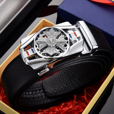 Muški remen Kožni remeni s automatskom kopčom Lucky Rotating Luksuzni modni vrhunske kvalitete Klasični kineski zodijak