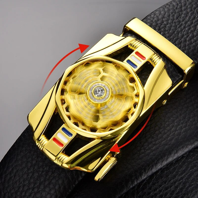 Muški remen Kožni remeni s automatskom kopčom Lucky Rotating Luksuzni modni vrhunske kvalitete Klasični kineski zodijak