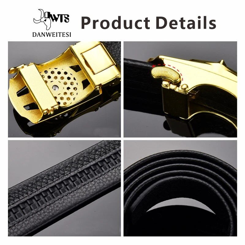 Muški remen Kožni remeni s automatskom kopčom Lucky Rotating Luksuzni modni vrhunske kvalitete Klasični kineski zodijak