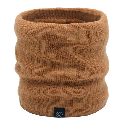 Sieviešu adīta kakla šalle Vīriešu bieza siltāka flīsa iekšpuse ziemas snood šalle Vilna elastīga bērnu apkakles gredzena šalles