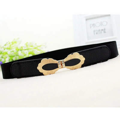 Sieviešu šaura josta kleitām Sieviešu modes elastīgas jostas vidukļa jostas siksniņa, piemērota jostasvietai no 68 cm līdz 100 cm