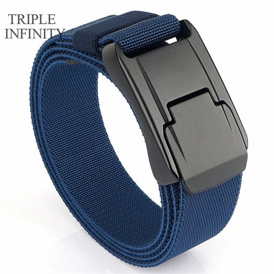 Elastični remen za traperice za muškarce Metalna kopča za obuku Radni taktički remen Udoban visokokvalitetni muški remen Pojas za muškarce Poklon