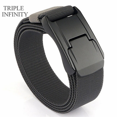 Elastični remen za traperice za muškarce Metalna kopča za obuku Radni taktički remen Udoban visokokvalitetni muški remen Pojas za muškarce Poklon