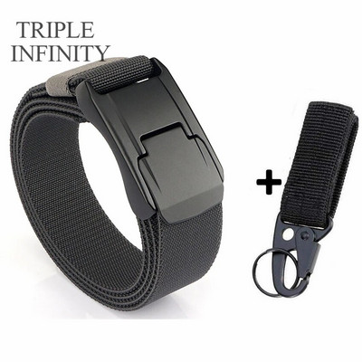 Elastični remen za traperice za muškarce Metalna kopča za obuku Radni taktički remen Udoban visokokvalitetni muški remen Pojas za muškarce Poklon