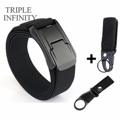 Elastični remen za traperice za muškarce Metalna kopča za obuku Radni taktički remen Udoban visokokvalitetni muški remen Pojas za muškarce Poklon