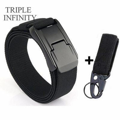 Elastični remen za traperice za muškarce Metalna kopča za obuku Radni taktički remen Udoban visokokvalitetni muški remen Pojas za muškarce Poklon