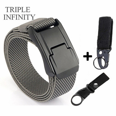 Elastični remen za traperice za muškarce Metalna kopča za obuku Radni taktički remen Udoban visokokvalitetni muški remen Pojas za muškarce Poklon