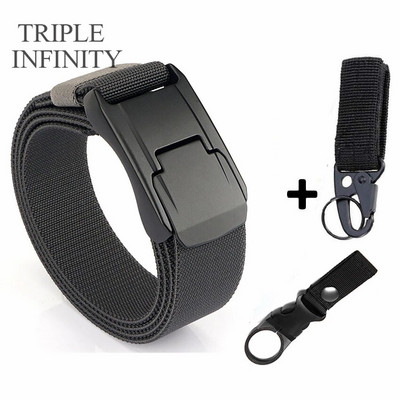 Elastični remen za traperice za muškarce Metalna kopča za obuku Radni taktički remen Udoban visokokvalitetni muški remen Pojas za muškarce Poklon