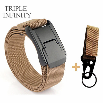 Elastični remen za traperice za muškarce Metalna kopča za obuku Radni taktički remen Udoban visokokvalitetni muški remen Pojas za muškarce Poklon