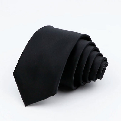 Muška ležerna 6CM kravata Muške uske kravate Crvena Crna Plava Jednobojna, uska, uska haljina za mladoženju, Kravata, poklon