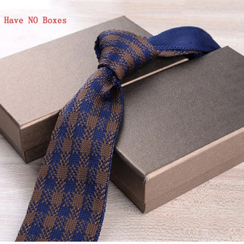 Νέα λεπτή πλεκτή γραβάτα 6 εκατοστών για άντρες Αναψυχή Επιχειρηματική κοκαλιάριστη γραβάτα Navy Bule Πολύχρωμες ριγέ Floral Fashion Weave Ties Αξεσουάρ