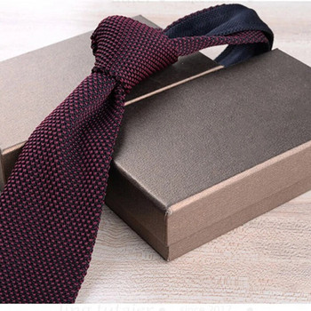 Νέα λεπτή πλεκτή γραβάτα 6 εκατοστών για άντρες Αναψυχή Επιχειρηματική κοκαλιάριστη γραβάτα Navy Bule Πολύχρωμες ριγέ Floral Fashion Weave Ties Αξεσουάρ