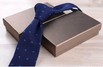 Nova tanka pletena kravata od 6 cm za muškarce, slobodno vrijeme, poslovna uska kravata, tamnoplava Bule, šarene prugaste modne cvjetne kravate, dodaci